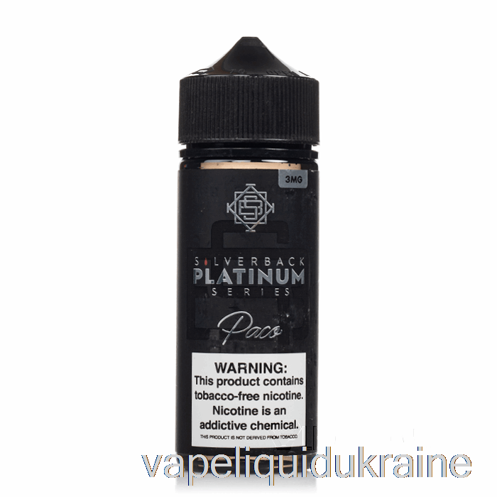 Vape Ukraine Paco - Silverback Platinum Series - 120mL 0mg